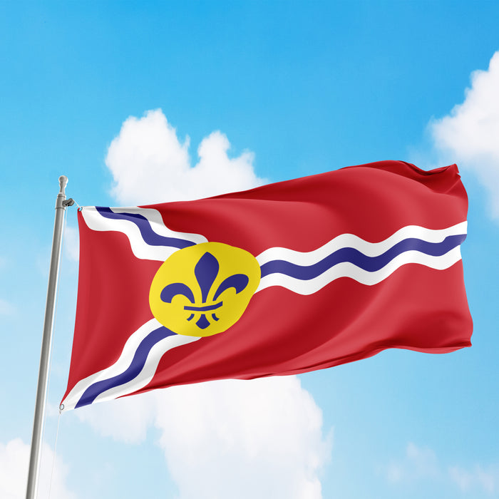 St Louis City \ Kansas City Missouri State USA United States of America Flag Banner