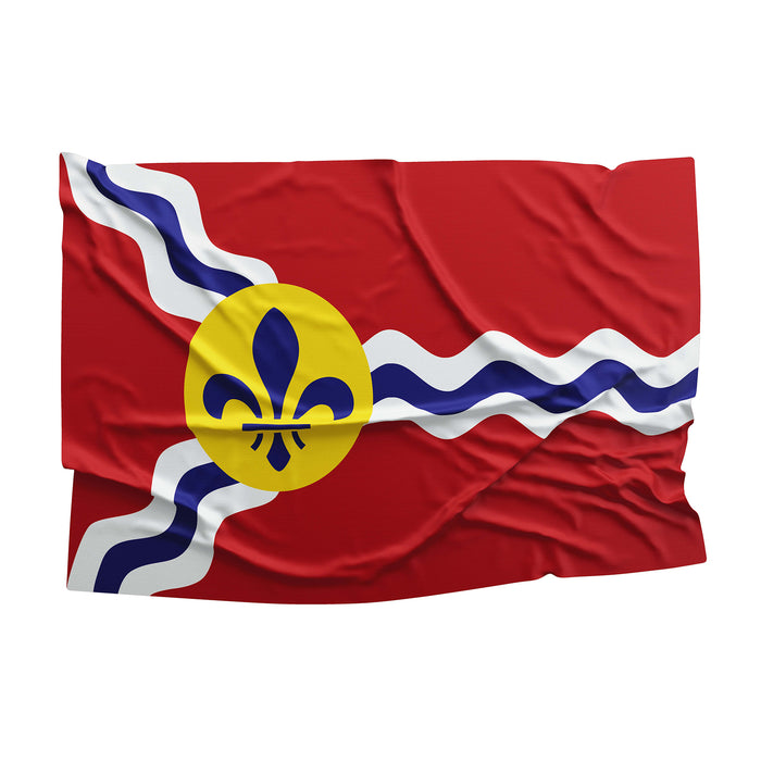 St Louis City \ Kansas City Missouri State USA United States of America Flag Banner