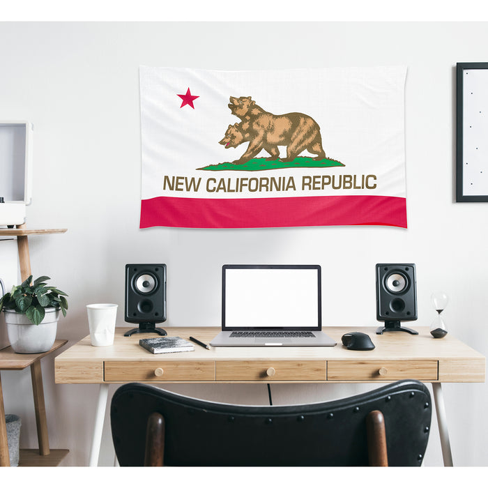 New California Republic California State USA United States of America Flag Banner