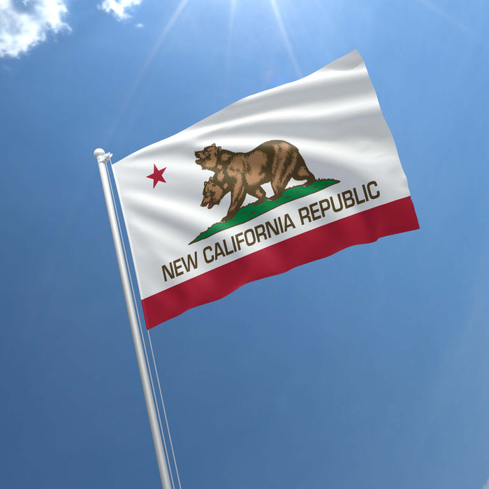 New California Republic California State USA United States of America Flag Banner