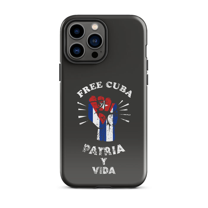 Free Cuba Patria Y Vida Tough Case for iPhone®