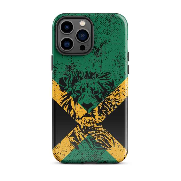 Jamaica Flag with Lion Tough Case for iPhone®