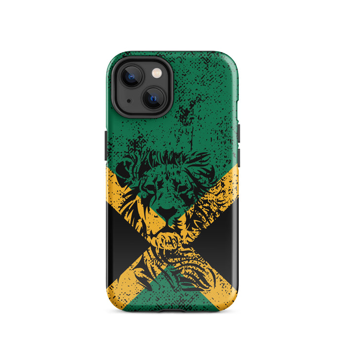 Jamaica Flag with Lion Tough Case for iPhone®