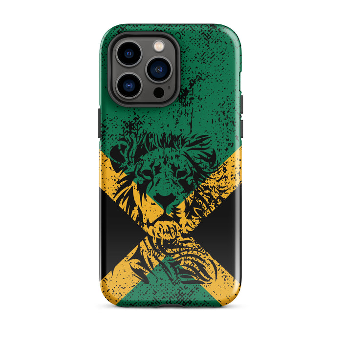 Jamaica Flag with Lion Tough Case for iPhone®