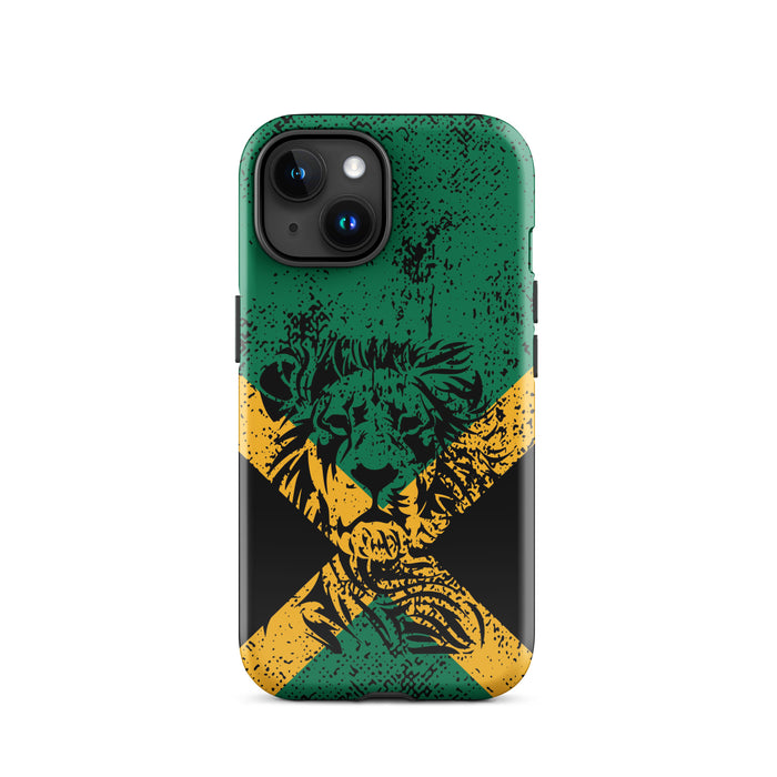 Jamaica Flag with Lion Tough Case for iPhone®