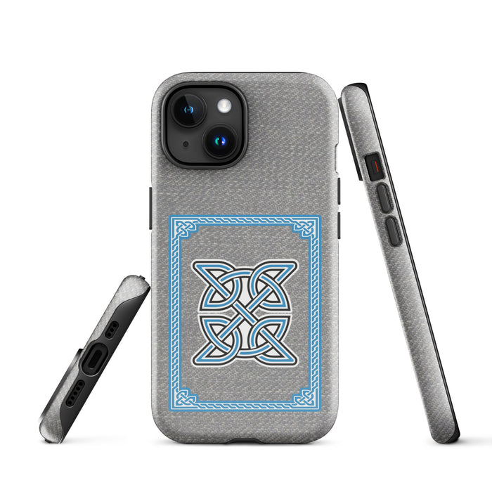 Irish Celtic Cross Religious Symbol Amulet Quaternary Celtic Knot Tough Case for iPhone®