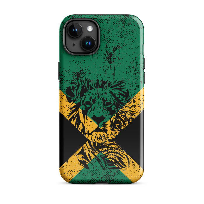 Jamaica Flag with Lion Tough Case for iPhone®