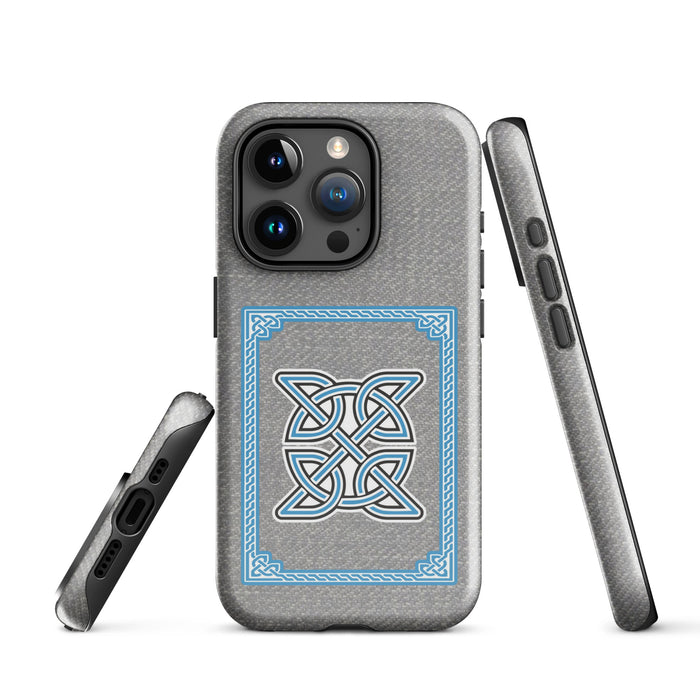 Irish Celtic Cross Religious Symbol Amulet Quaternary Celtic Knot Tough Case for iPhone®