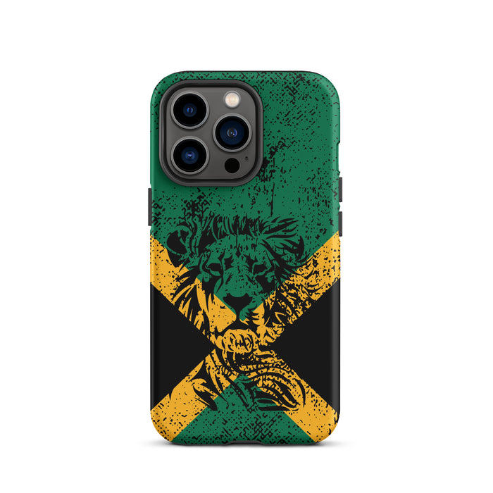 Jamaica Flag with Lion Tough Case for iPhone®