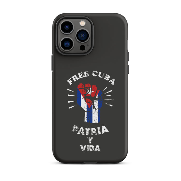 Free Cuba Patria Y Vida Tough Case for iPhone®