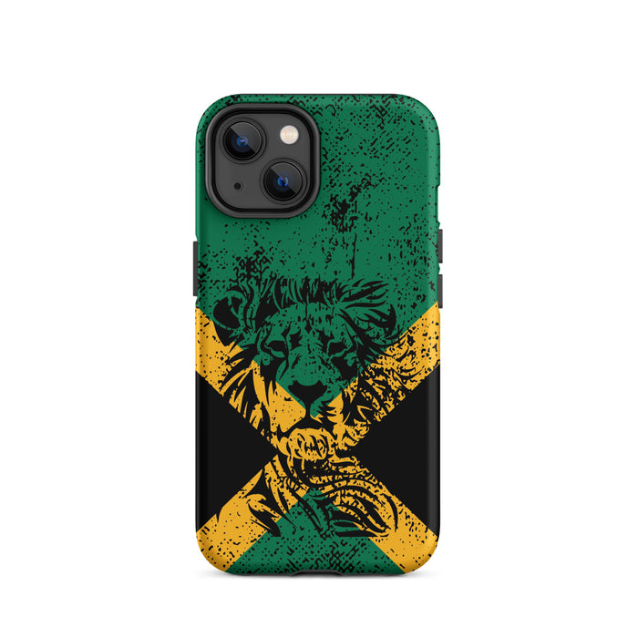 Jamaica Flag with Lion Tough Case for iPhone®