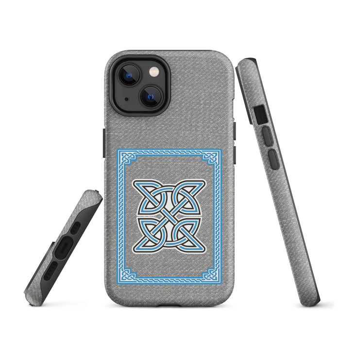 Irish Celtic Cross Religious Symbol Amulet Quaternary Celtic Knot Tough Case for iPhone®