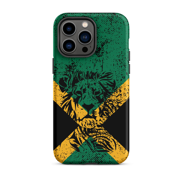 Jamaica Flag with Lion Tough Case for iPhone®