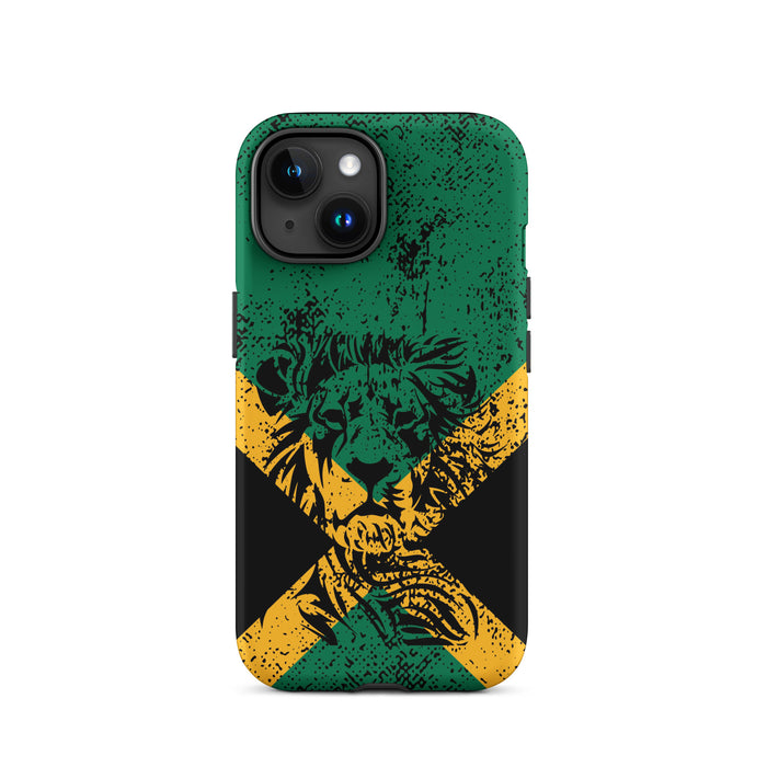 Jamaica Flag with Lion Tough Case for iPhone®