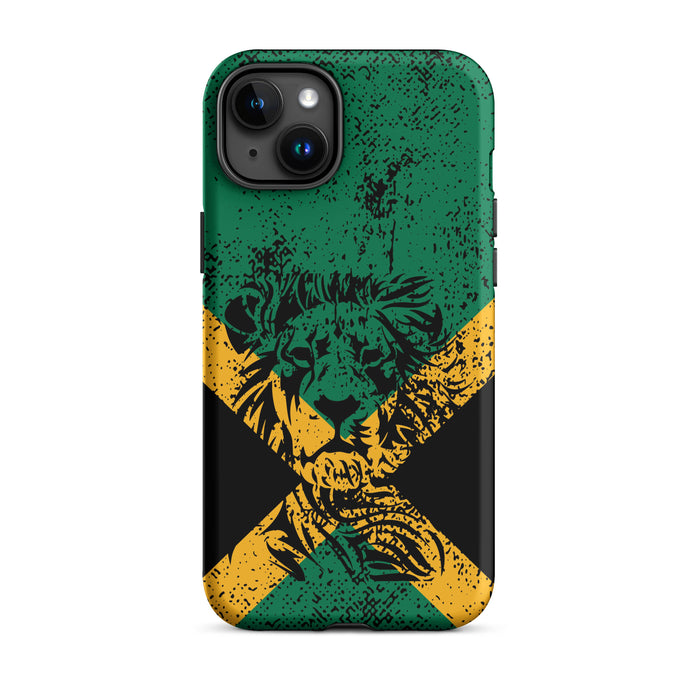 Jamaica Flag with Lion Tough Case for iPhone®