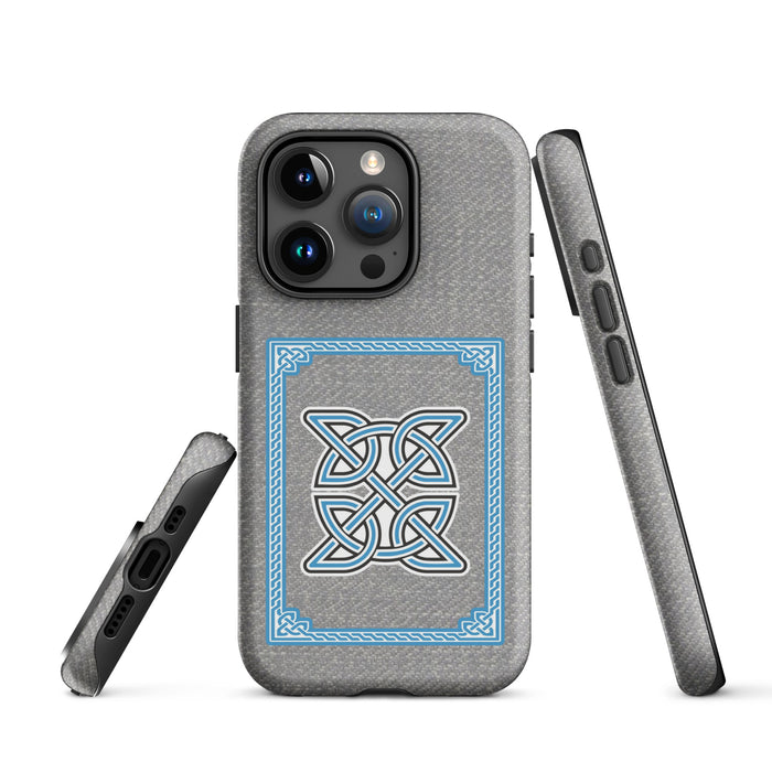 Irish Celtic Cross Religious Symbol Amulet Quaternary Celtic Knot Tough Case for iPhone®