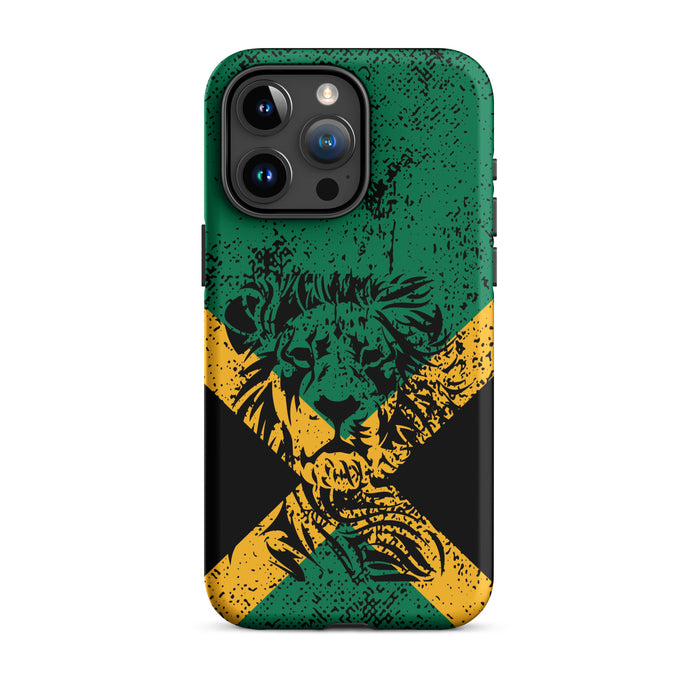 Jamaica Flag with Lion Tough Case for iPhone®