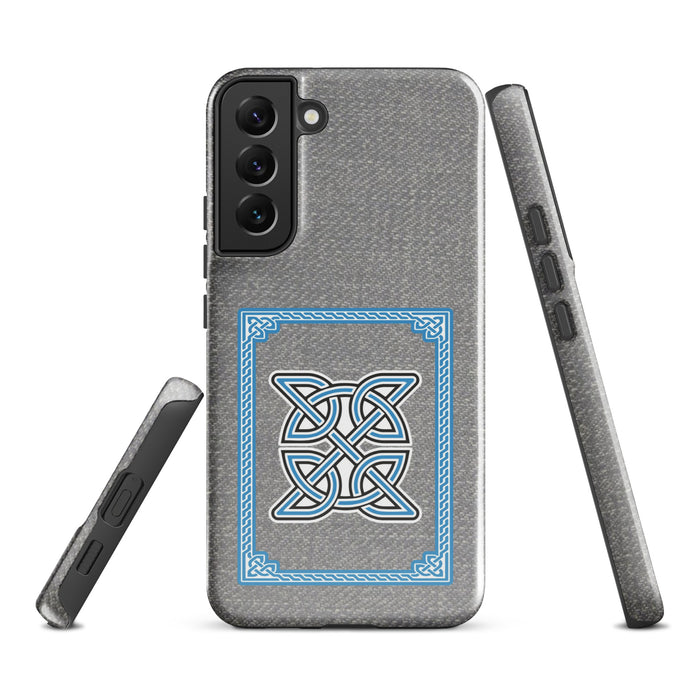 Irish Celtic Cross Religious Symbol Amulet Quaternary Celtic Knot Tough case for Samsung®