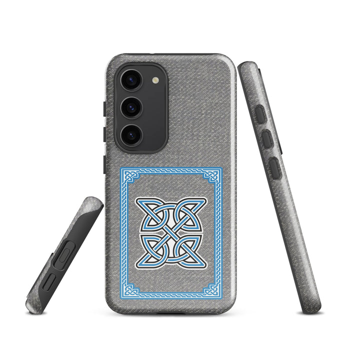 Irish Celtic Cross Religious Symbol Amulet Quaternary Celtic Knot Tough case for Samsung®