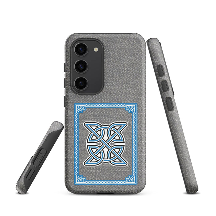 Irish Celtic Cross Religious Symbol Amulet Quaternary Celtic Knot Tough case for Samsung®