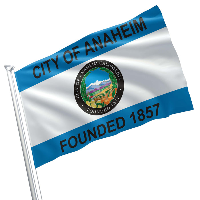 California State Orange County Cities USA United States of America Flag Banner