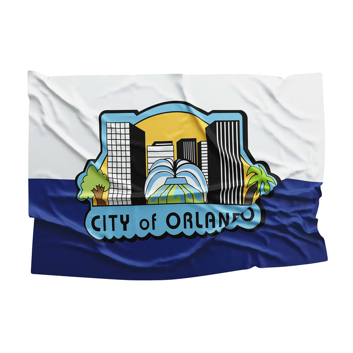 Orlando City Orange County Florida State USA United States of America Flag Banner