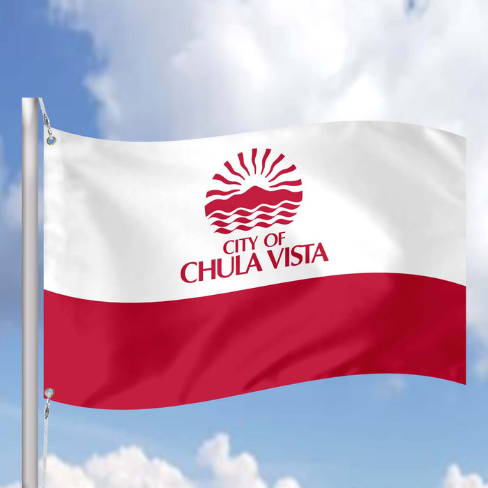 California State San Diego County Cities USA United States of America Flag Banner