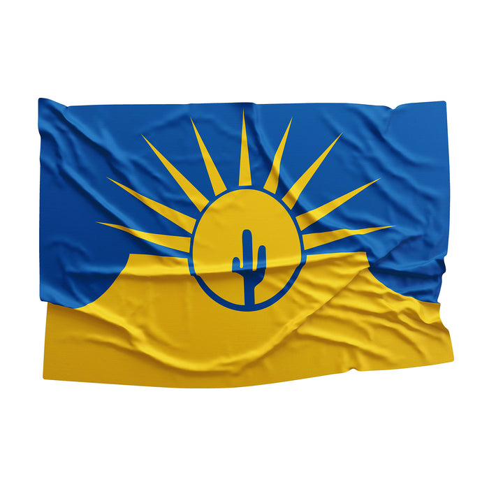 Arizona State Counties and Cities USA United States of America Flag Banner