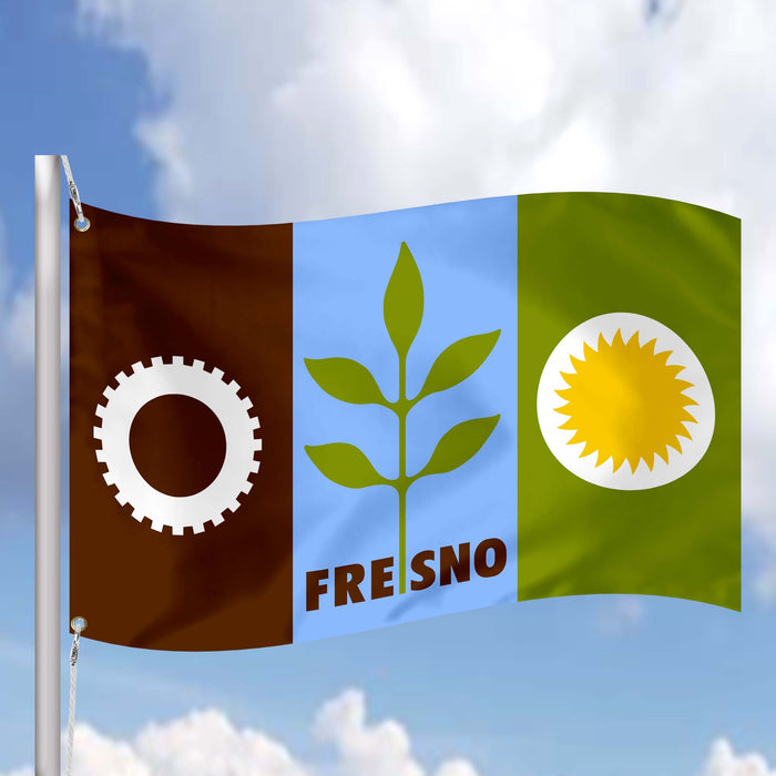 California State Fresno USA United States of America Flag Banner