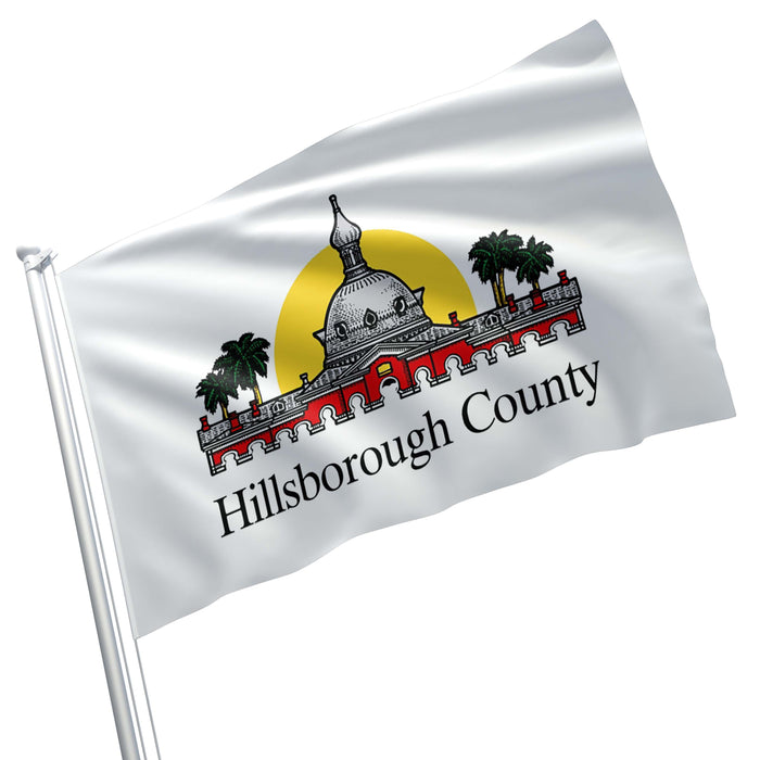 Tampa Hillsborough County Florida State USA United States of America Flag Banner
