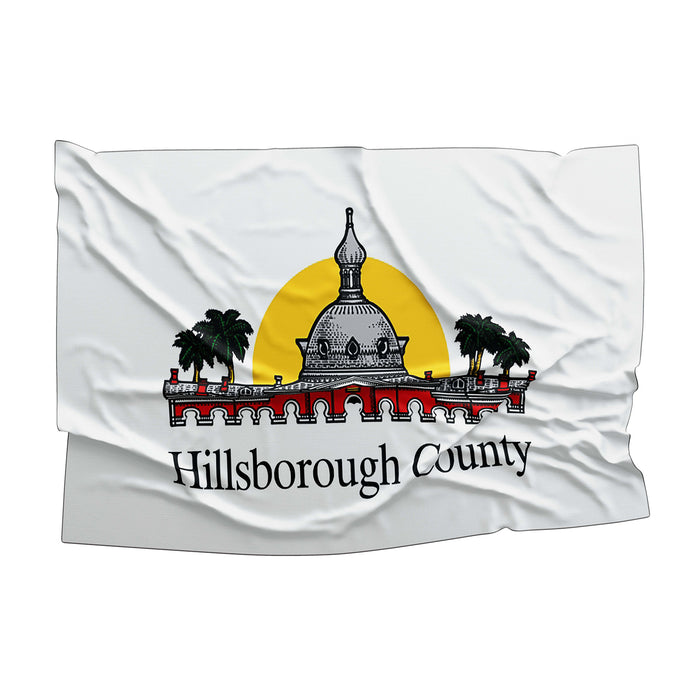 Tampa Hillsborough County Florida State USA United States of America Flag Banner