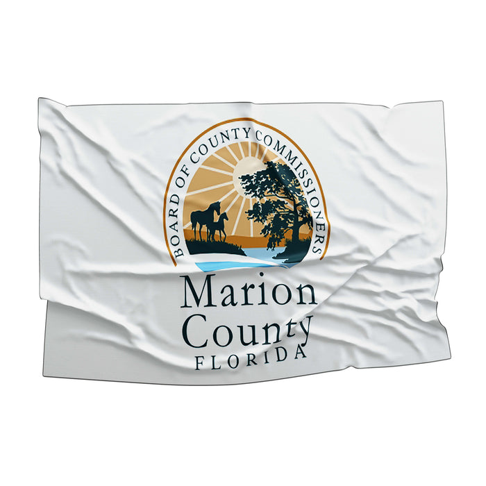 Marion County Florida State USA United States of America Flag Banner
