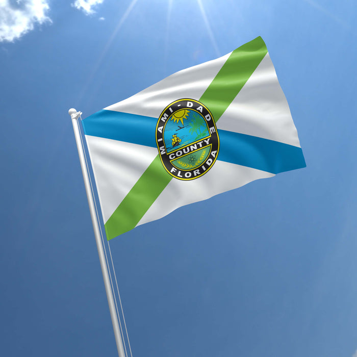 Miami Miami-Dade County Florida State USA United States of America Flag Banner