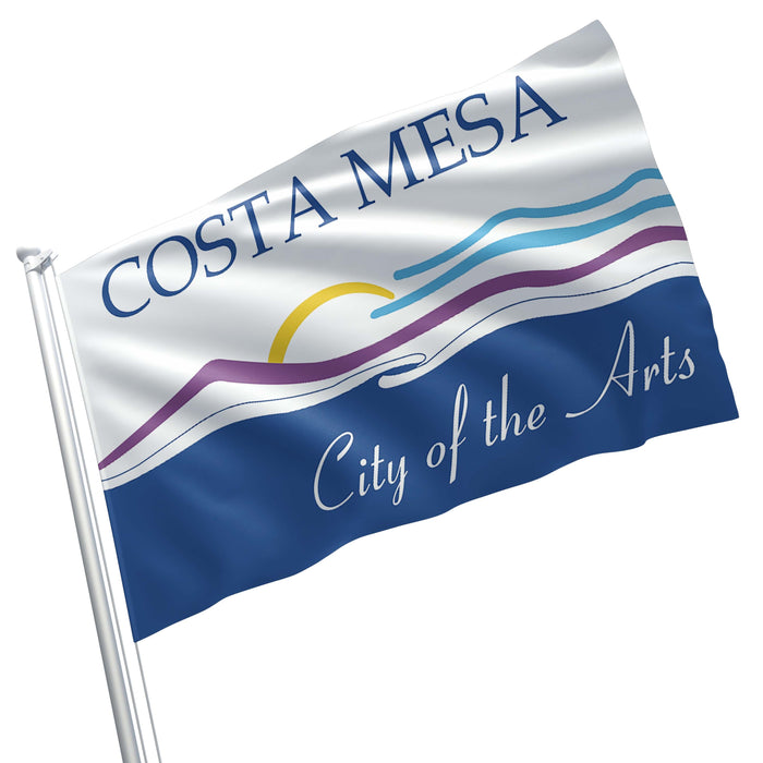 California State Orange County Cities USA United States of America Flag Banner