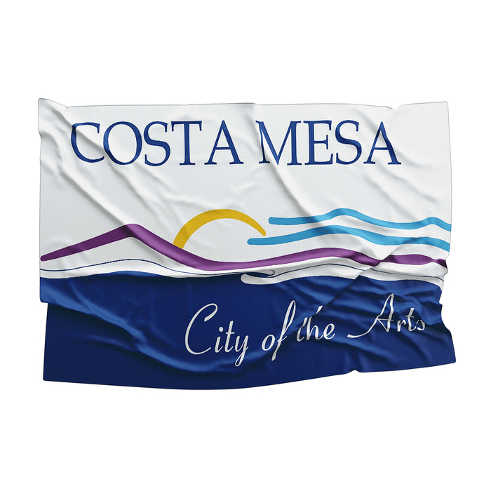 California State Orange County Cities USA United States of America Flag Banner