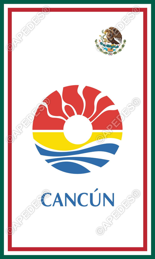 Cancun City Mexico Decal Sticker 3x5 inches
