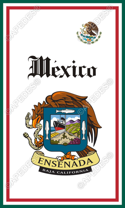 Ensenada City Mexico Decal Sticker 3x5 inches
