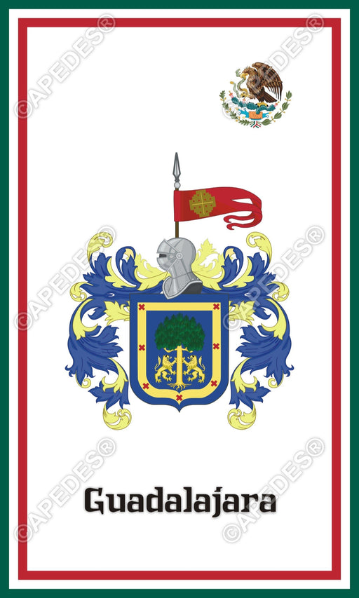 Guadalajara City Mexico Decal Sticker 3x5 inches