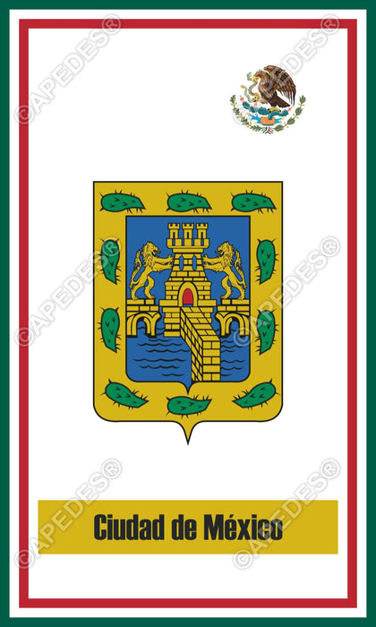 Mexico City Mexico Decal Sticker 3x5 inches