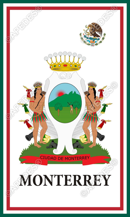 Monterrey City Mexico Decal Sticker 3x5 inches