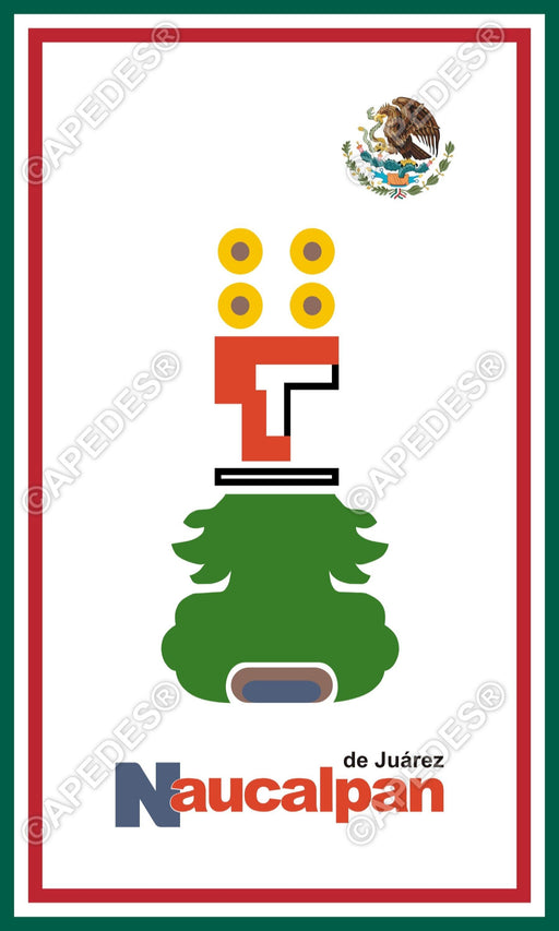 Naucalpan City Mexico Decal Sticker 3x5 inches