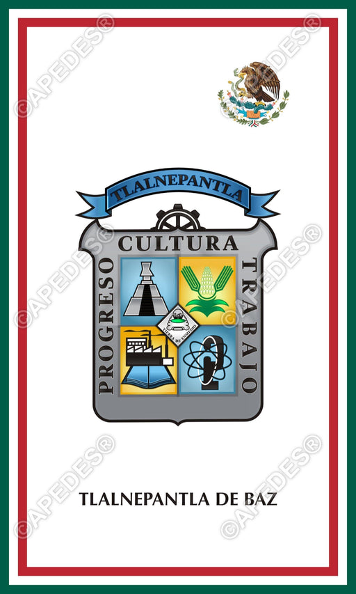 Tlalnepantla de Baz Mexico Decal Sticker 3x5 inches