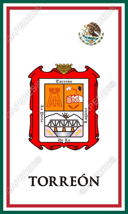 Torreon City Mexico Decal Sticker 3x5 inches