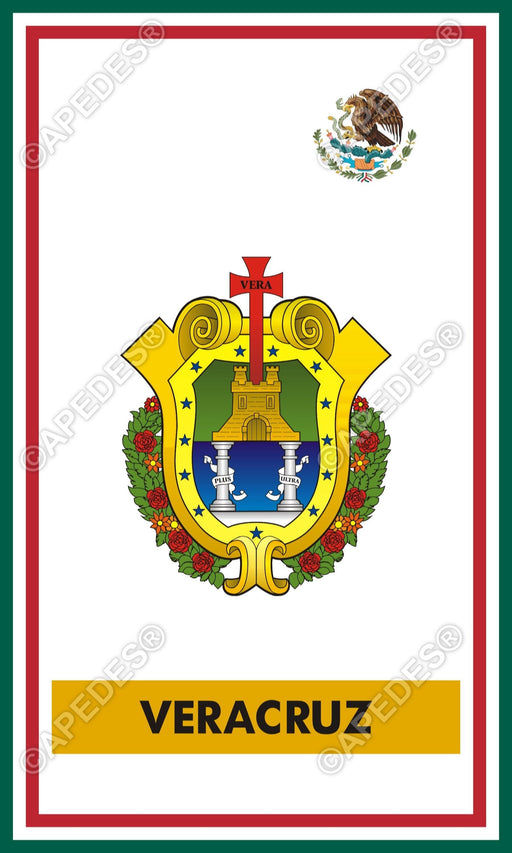 Veracruz City Mexico Decal Sticker 3x5 inches