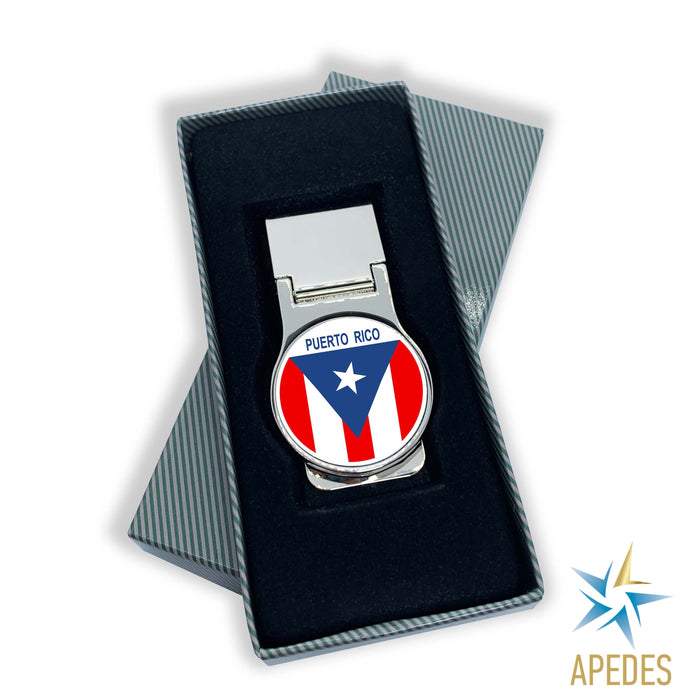 Puerto Rico Flag Money Clip