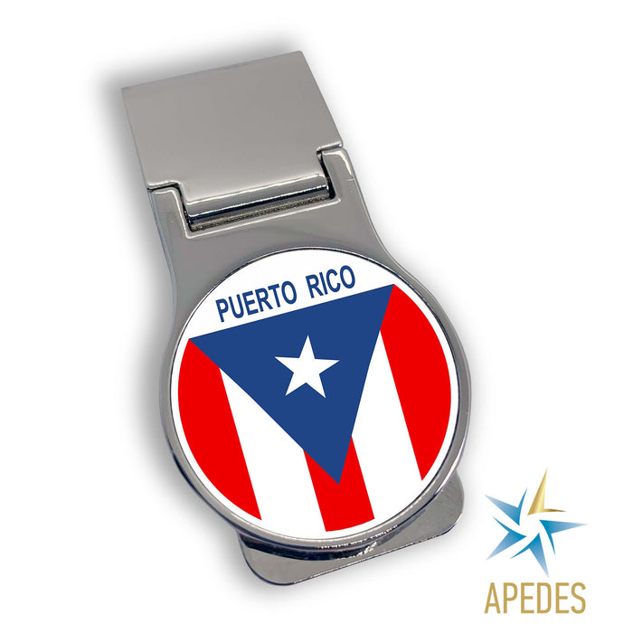 Puerto Rico Flag Money Clip