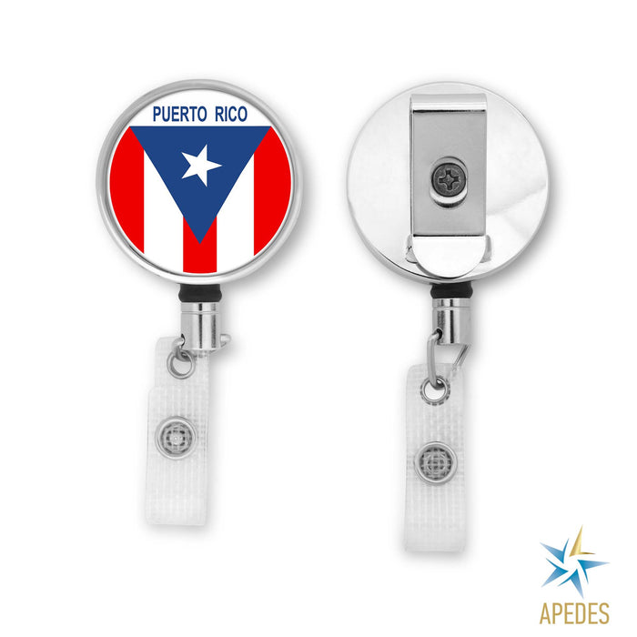 Puerto Rico Badge Reel Holder