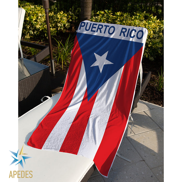 Puerto Rico Beach & Bath Towel Rectangle 30″ × 60″