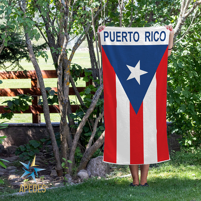 Puerto Rico Beach & Bath Towel Rectangle 30″ × 60″