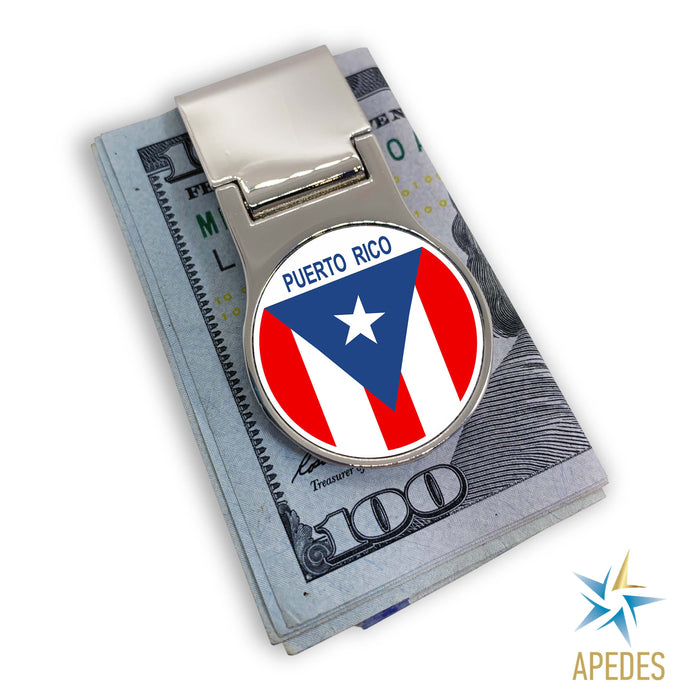 Puerto Rico Flag Money Clip